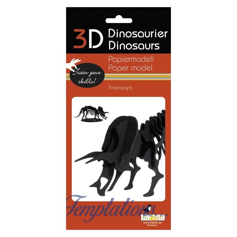 Maquette 3D en papier – Tricératops