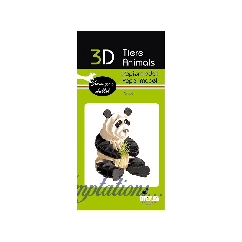 Maquette 3D en papier – Panda