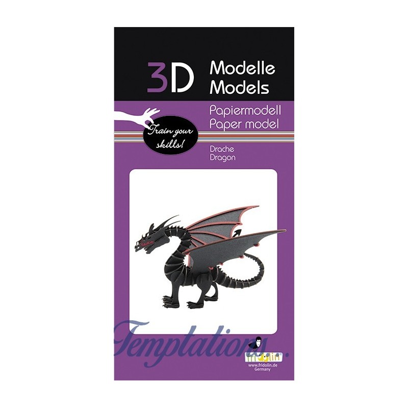 Maquette 3D en papier – Dragon