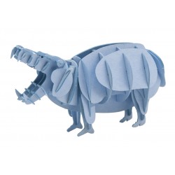 Maquette 3D en papier – Hippopotame