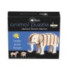 Puzzle 3d en bois IQ Test Eléphant