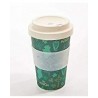 Mug de voyage en bambou vert irlandais