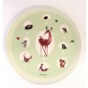 Assiette en bambou Animaux