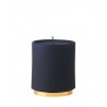 Bougie Velours Pouf Bleu - Bougie la Française