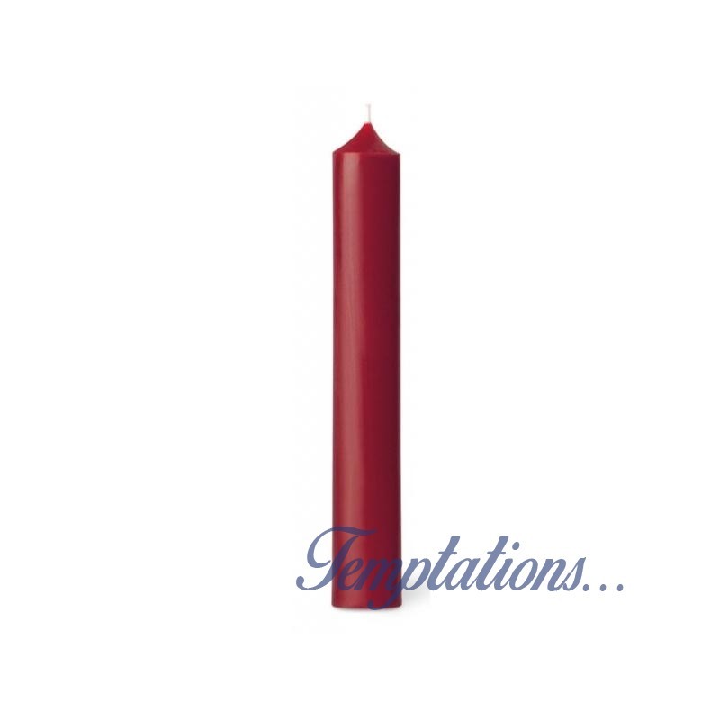 Bougie Bâton classique 20cm Bordeaux - Bougies la Française