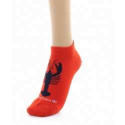 Socquettes homme Dagobert Homard orange