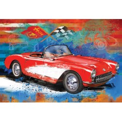 Puzzle 550 pièces- Corvette Cruising – Eurographics