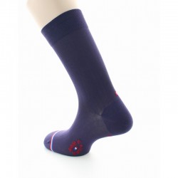 Chaussettes Pigalle Raisin - La Chaussette Française