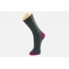 Chaussettes Gris/Rose- Berthe aux Grands Pieds