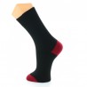 Chaussettes Noir/rouge - Berthe aux Grands Pieds