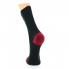 Chaussettes Noir/rouge - Berthe aux Grands Pieds