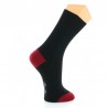 Chaussettes Noir/rouge - Berthe aux Grands Pieds