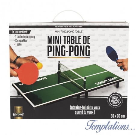 Mini jeu table de ping pong