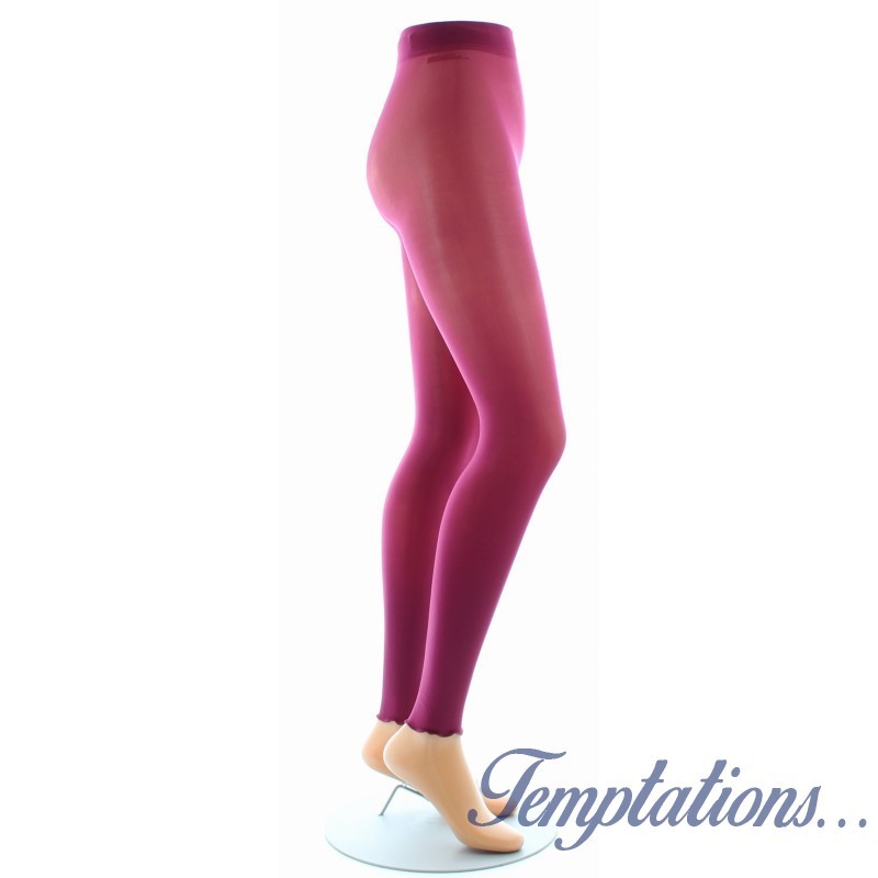 Leggings lycra fushia -Berthe aux grands pieds