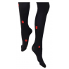 Collant Noir damiers rouges – Berthe aux grands pieds