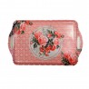 Plateau rectangulaire Bouquet de roses- Orval créations