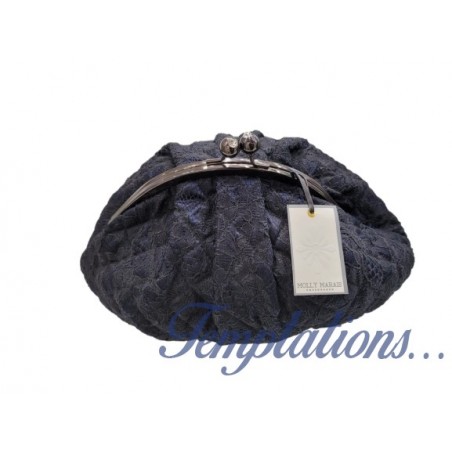 Pochette bleu nuit Molly Marais