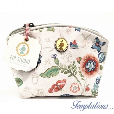 Trousse de toilette - small- Spring to life -écru – Pip studio