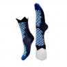 Chaussettes Femme marines à pois bleus - Berthe aux Grands pieds