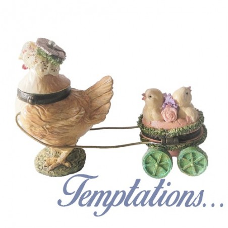 Petite boite poule avec ses poussins – Katherine’s Collection