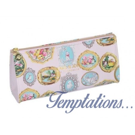 Trousse rose motif médaillon Paul and Joe