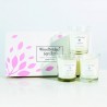 Coffret 3 bougies Marguerites & Papillons- Woodbridge Collection Signature