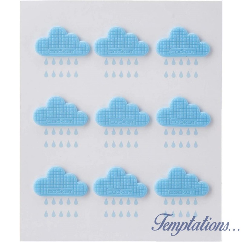 Stickers fix Nuages repositionnables - Cookut