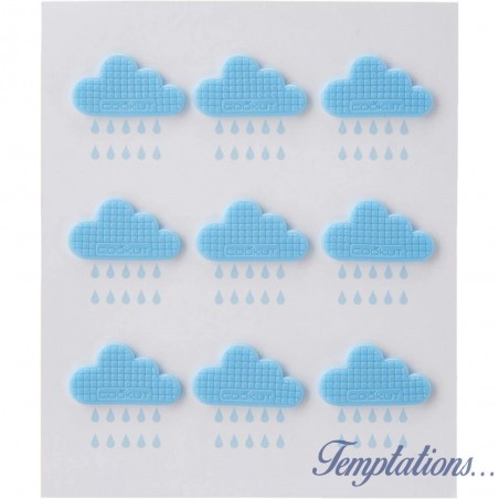 Stickers fix Nuages repositionnables - Cookut