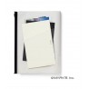 Carnet de notes STORAGE.IT Bleu zip jaune - MARK’S