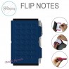 Flip Notes portefeuille Blue scale - Wellspring