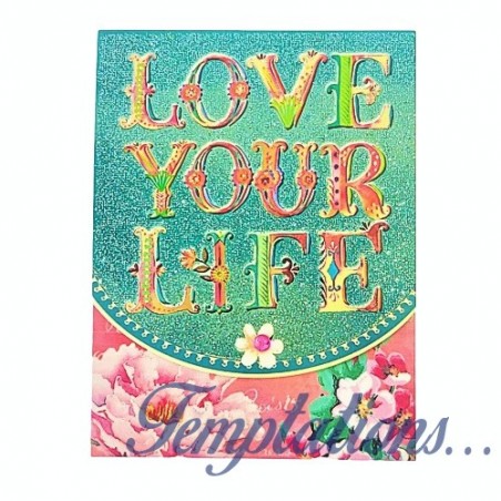 Bloc-notes de poche Love your life (46566) -Punch studio