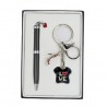 Coffret stylo bille + porte-clés Tee-shirt