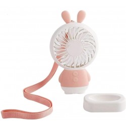 Mini ventilateur lapin lumineux