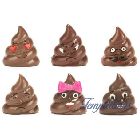 Aimants frigo Emoji Poop - Kikkerland