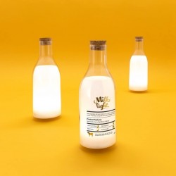 Lampe Milk Bottle Light Luckies