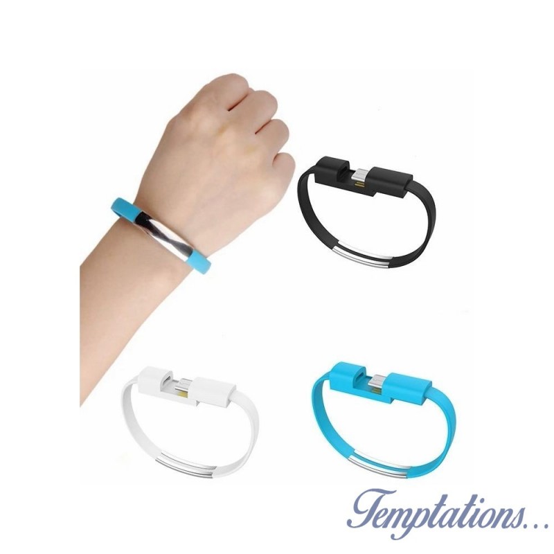 Bracelet chargeur micro USB - 20 cm