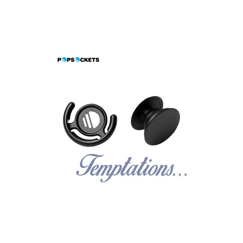 Support et poignée universels PopClip – Noir PopSockets