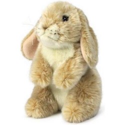 Peluche Lapin debout beige...