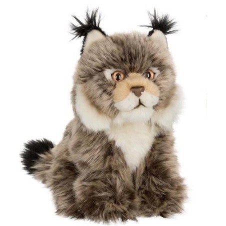 Peluche WWF Lynx marron 15 cm