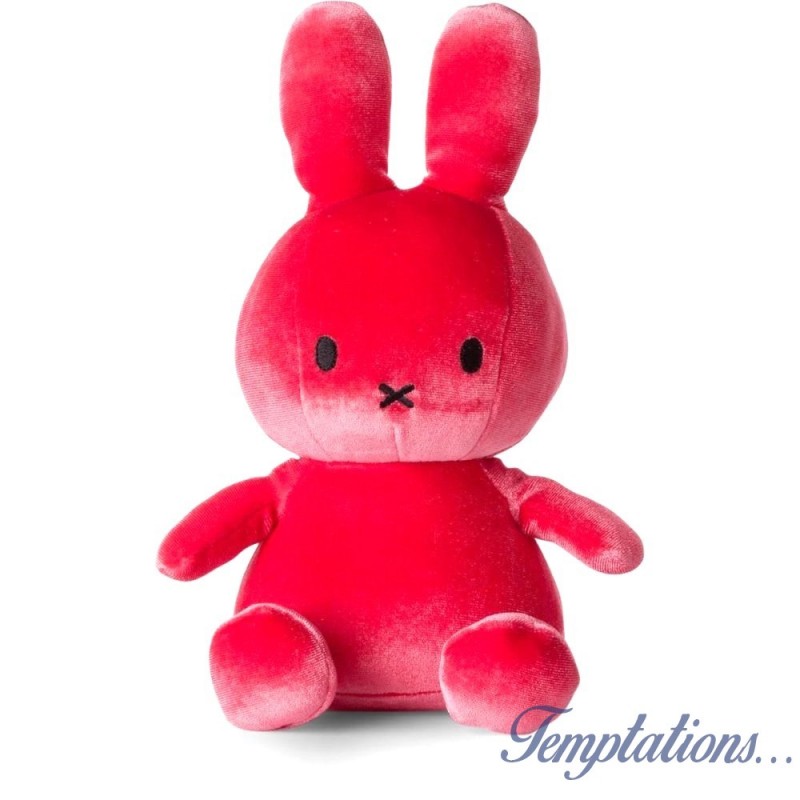 Peluche Miffy Lapin en velours Rose Bonbon