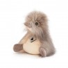 Peluche Coin Coin Panache taupe - 18 cm