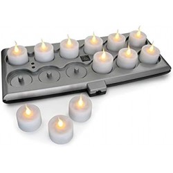 Kit 12 bougies T-light LED...