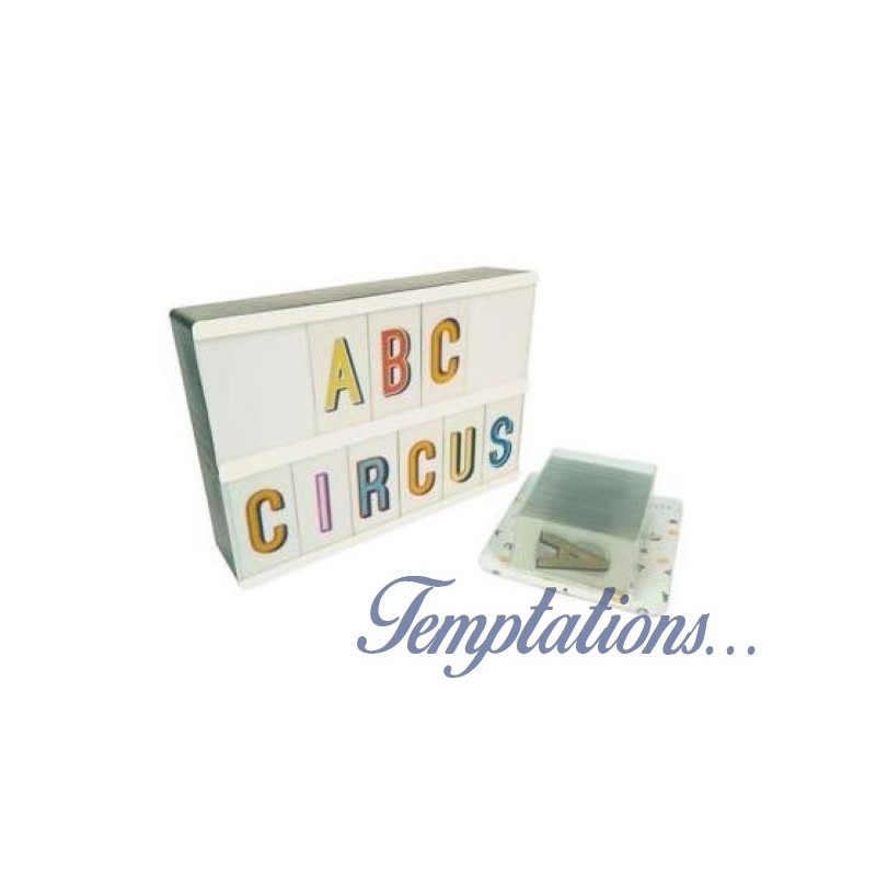 Lettres vintage pour Light box - Fisura