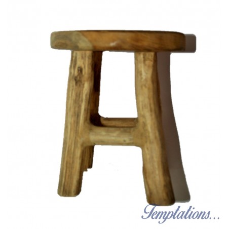 Petit tabouret en bois