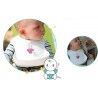 Bavoir blanc en silicone Cupcake Babies