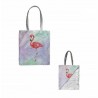 Sac flamant rose sequins