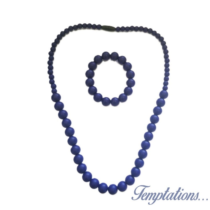 Collier et bracelet Navy - Lollipops & More