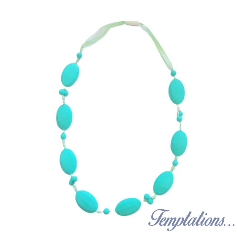 Collier Gumdrop Turquoise - Lollipops & More