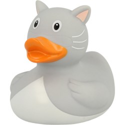 Canard de bain Chat gris -...