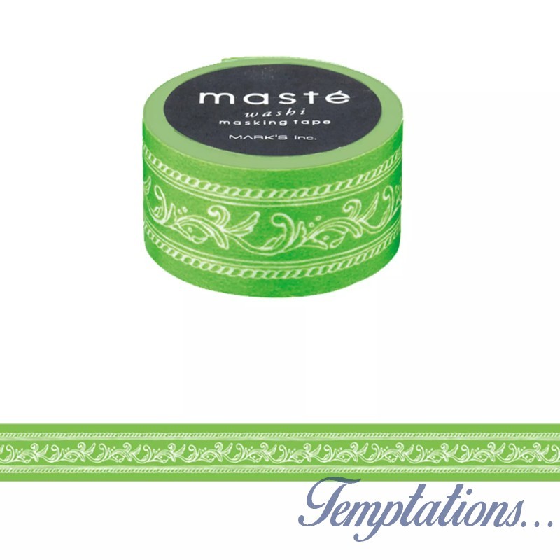 Masking Tape Masté multi frise verte-Mark’s Europe